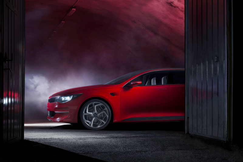 Illustration for article titled Kia is bringing a mid size sedan concept(Optima) to Geneva